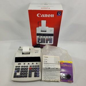 Canon CP1200DII Commercial 2-Color Printing Calculator 12 Digits Tax Function